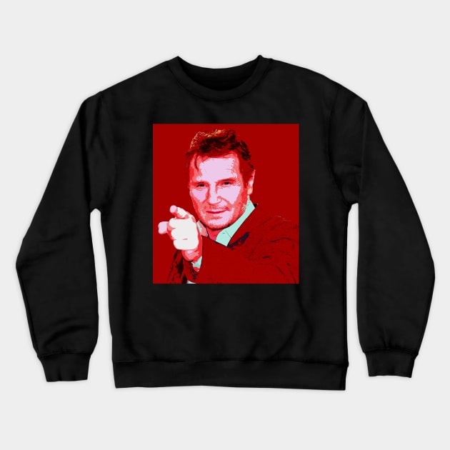 liam neeson Crewneck Sweatshirt by oryan80